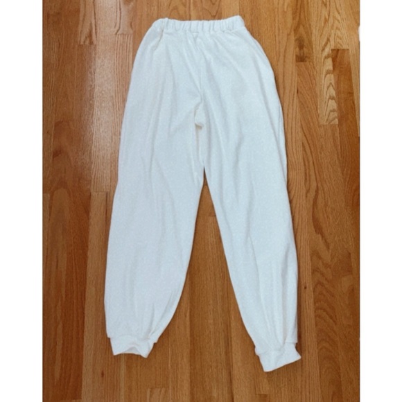 Shein White Sweat Pants - Picture 2 of 3
